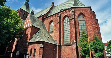 Katedra Niepokalanego Poczęcia NMP w Koszalinie  - zbliżenie