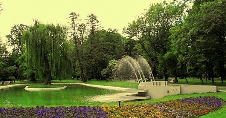Park Krakowski - zbliżenie
